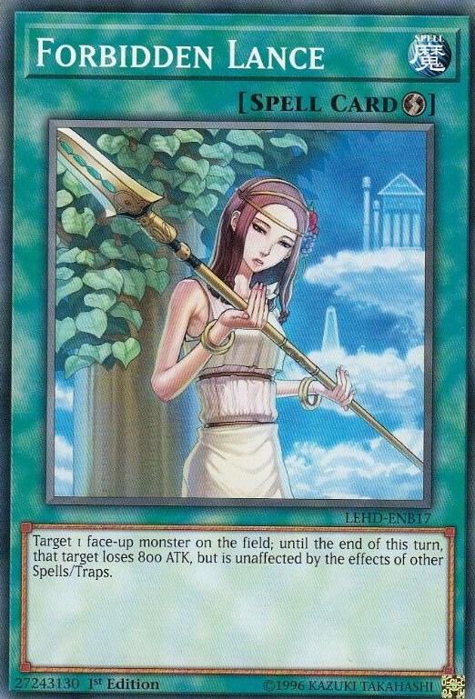 Forbidden Lance LEHD-ENB17 card from Legendary Hero Decks