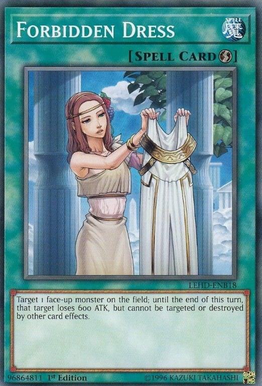 Forbidden Dress LEHD-ENB18 card from Legendary Hero Decks
