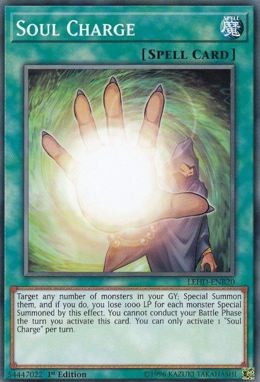 Soul Charge LEHD-ENB20 card from Legendary Hero Decks