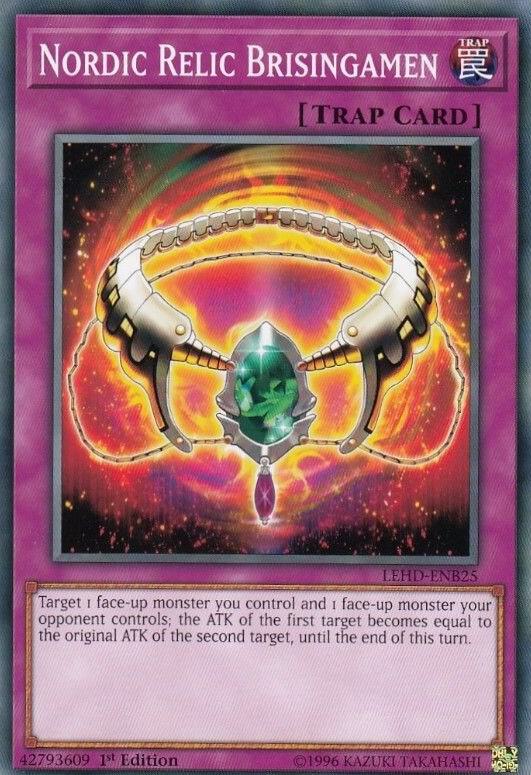 Nordic Relic Brisingamen LEHD-ENB25 card from Legendary Hero Decks