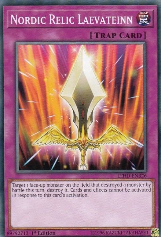 Nordic Relic Laevateinn LEHD-ENB26 card from Legendary Hero Decks