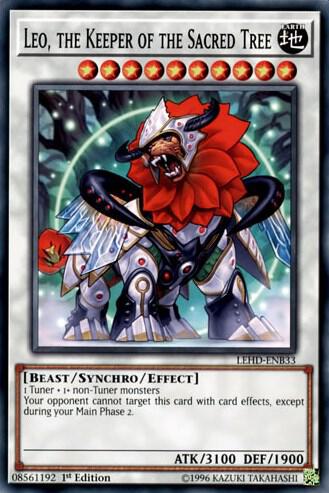 Leo, the Keeper of the Sacred Tree LEHD-ENB33 card from Legendary Hero Decks