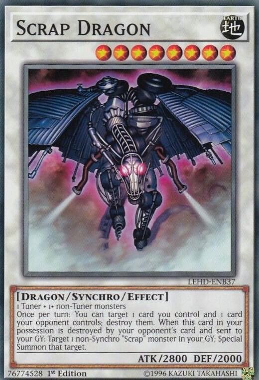 Scrap Dragon LEHD-ENB37 card from Legendary Hero Decks