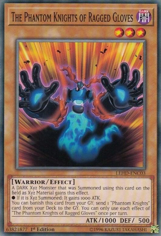 The Phantom Knights of Ragged Gloves LEHD-ENC03 card from Legendary Hero Decks