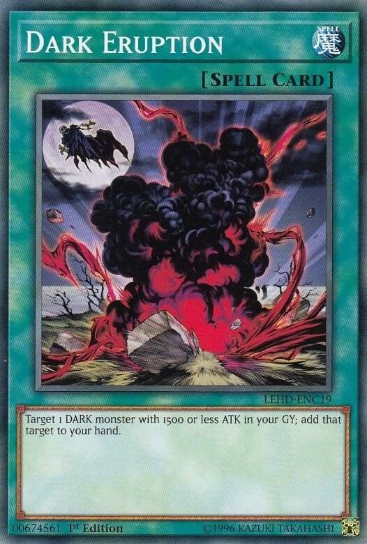 Dark Eruption LEHD-ENC19 card from Legendary Hero Decks
