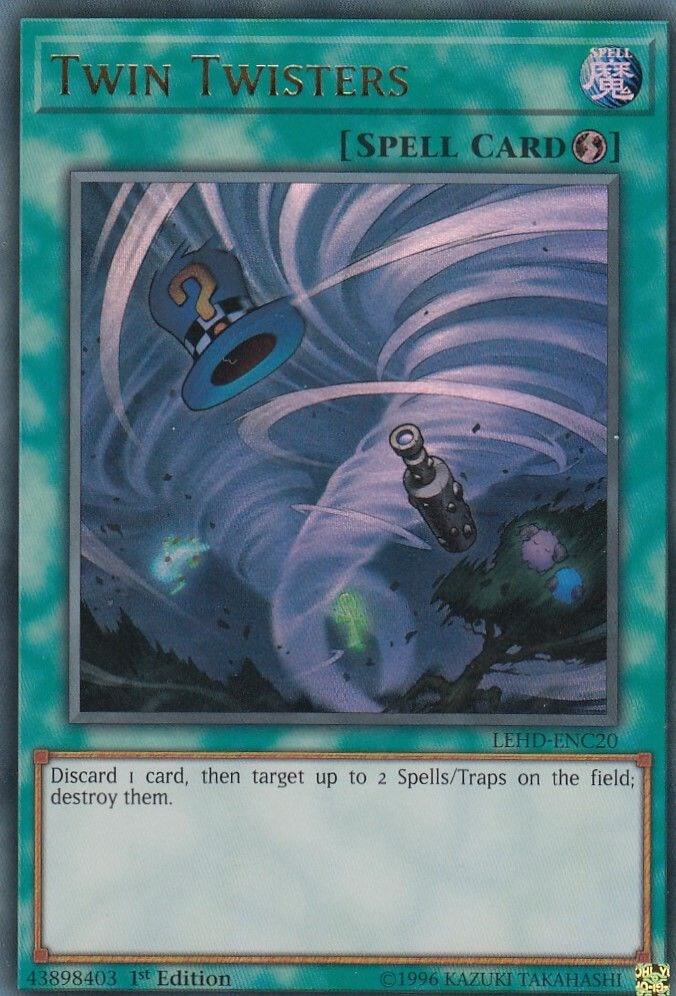 Twin Twisters LEHD-ENC20 card from Legendary Hero Decks
