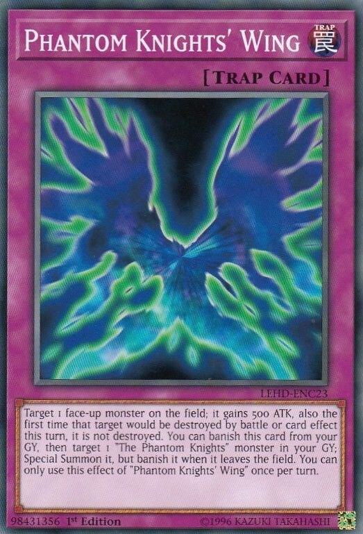 Phantom Knights' Wing LEHD-ENC23 card from Legendary Hero Decks