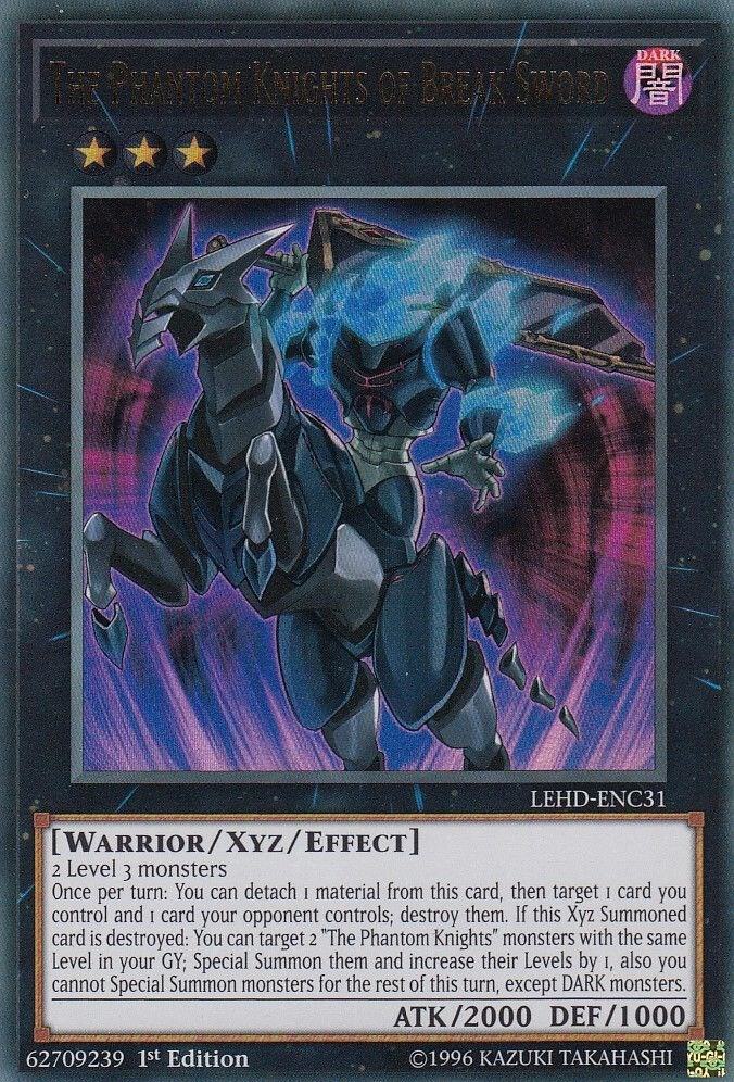 The Phantom Knights of Break Sword LEHD-ENC31 card from Legendary Hero Decks