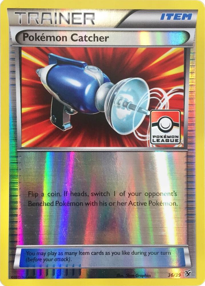 Pokemon Catcher - 36/39 (Pokemon League) 036/039 card from League & Championship Cards