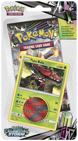 Celestial Storm Single Pack Blister [Tapu Bulu] card from SM - Celestial Storm
