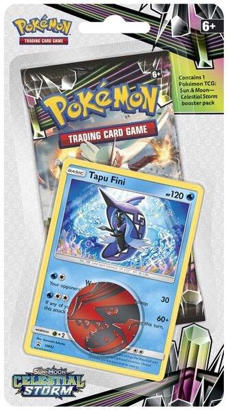 Celestial Storm Single Pack Blister [Tapu Fini] card from SM - Celestial Storm