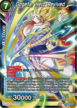 Gogeta, Hero Revived BT5-038 card from Miraculous Revival