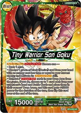 Pilaf // Tiny Warrior Son Goku BT5-053 card from Miraculous Revival