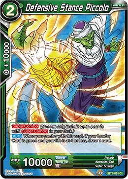 Defensive Stance Piccolo BT5-061 card from Miraculous Revival