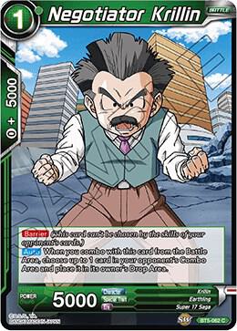 Negotiator Krillin BT5-062 card from Miraculous Revival