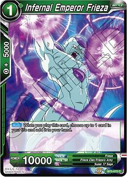 Infernal Emperor Frieza BT5-072 card from Miraculous Revival