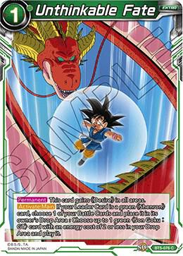 Unthinkable Fate BT5-076 card from Miraculous Revival