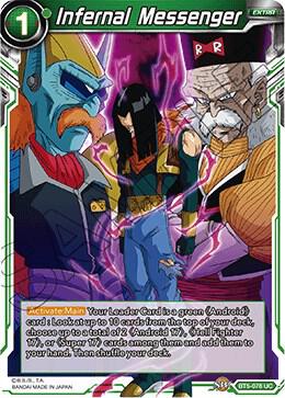 Infernal Messenger BT5-078 card from Miraculous Revival