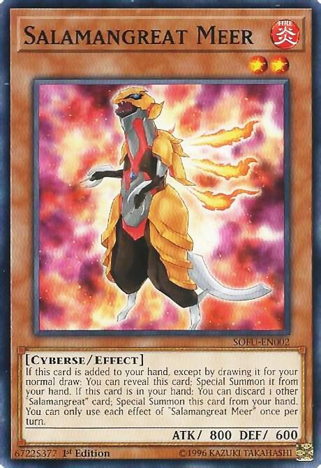 Salamangreat Meer SOFU-EN002 card from Soul Fusion