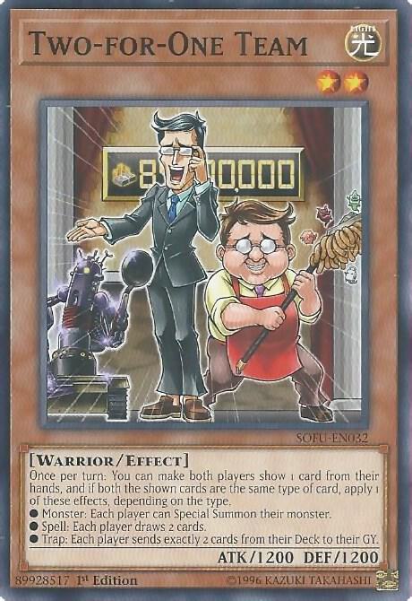 Two-for-One Team SOFU-EN032 card from Soul Fusion