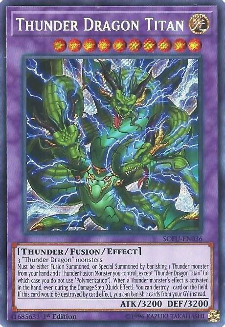 Thunder Dragon Titan SOFU-EN036 card from Soul Fusion