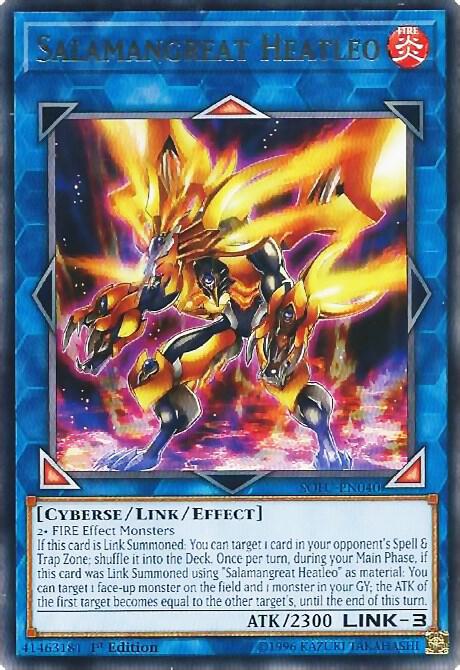 Salamangreat Heatleo SOFU-EN040 card from Soul Fusion