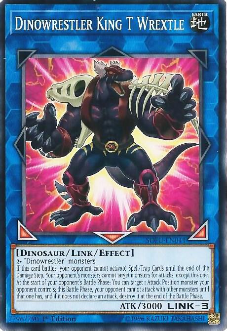 Dinowrestler King T Wrextle SOFU-EN041 card from Soul Fusion