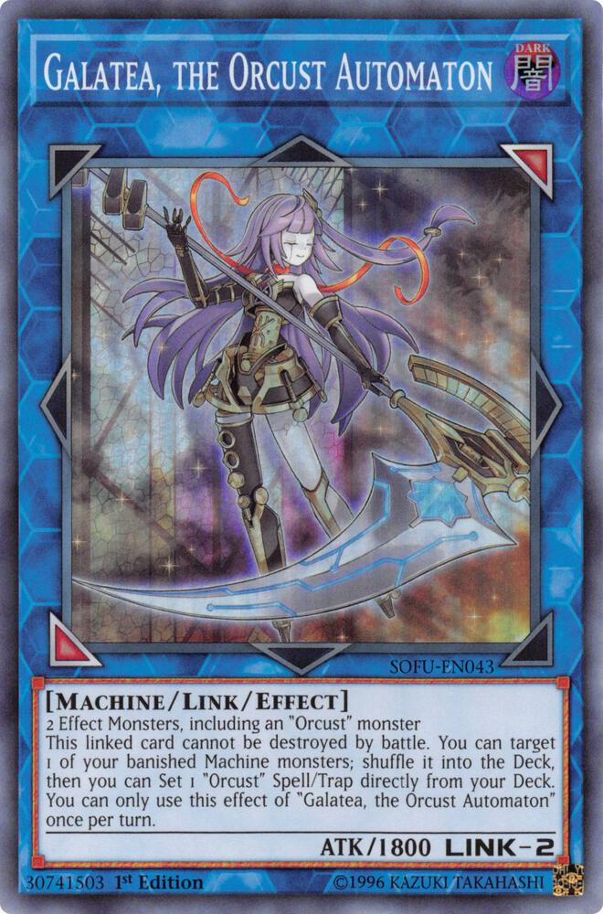Galatea, the Orcust Automaton SOFU-EN043 card from Soul Fusion