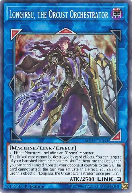Longirsu, the Orcust Orchestrator SOFU-EN044 card from Soul Fusion