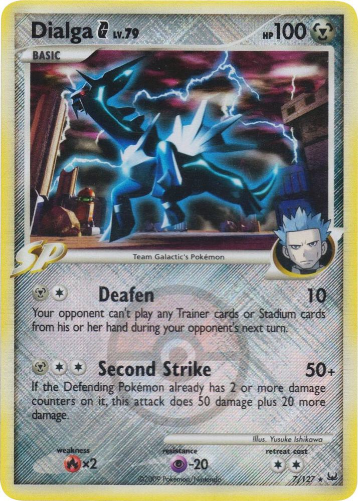 Dialga G - 7/127 (League Promo) 007/127 card from League & Championship Cards