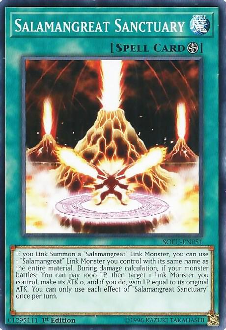 Salamangreat Sanctuary SOFU-EN051 card from Soul Fusion