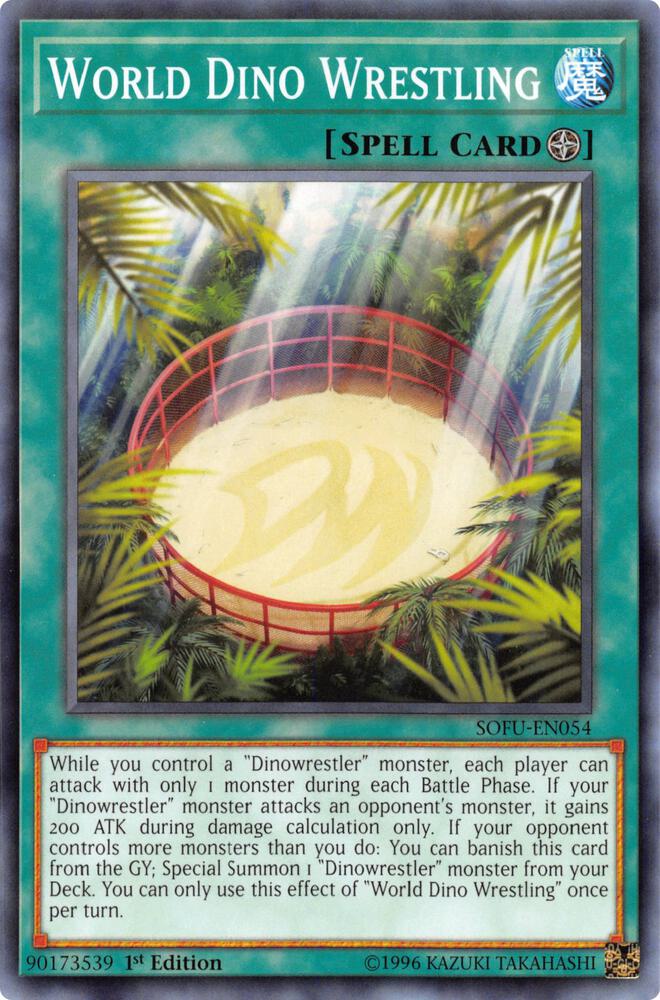 World Dino Wrestling SOFU-EN054 card from Soul Fusion