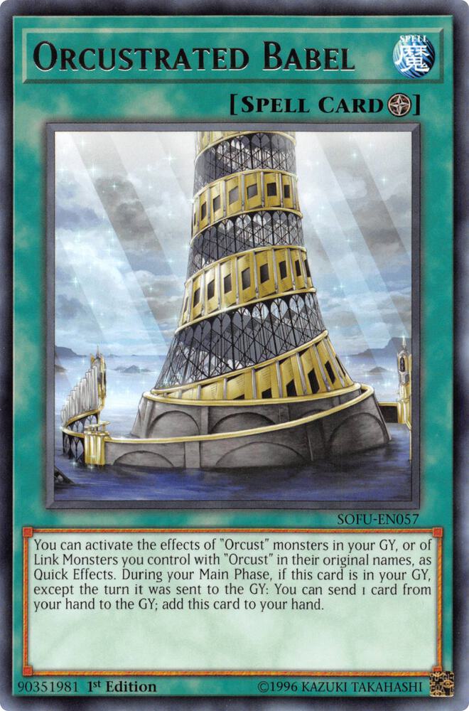 Orcustrated Babel SOFU-EN057 card from Soul Fusion