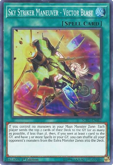 Sky Striker Maneuver - Vector Blast SOFU-EN061 card from Soul Fusion