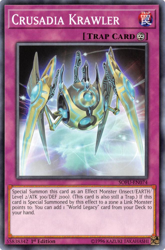 Crusadia Krawler SOFU-EN074 card from Soul Fusion
