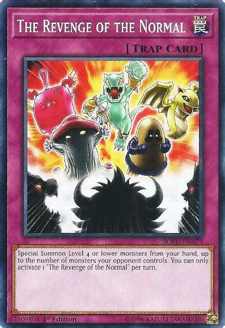 The Revenge of the Normal SOFU-EN079 card from Soul Fusion
