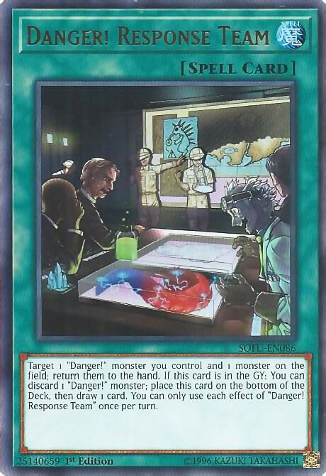 Danger! Response Team SOFU-EN086 card from Soul Fusion