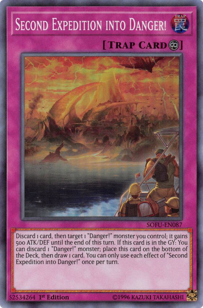 Second Expedition into Danger! SOFU-EN087 card from Soul Fusion