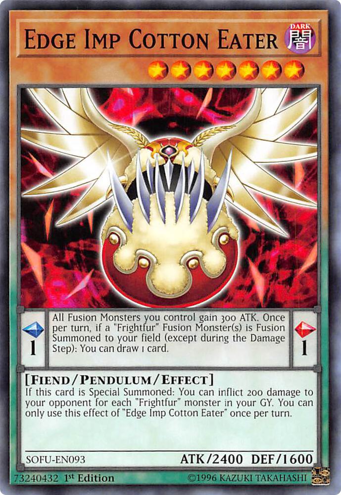 Edge Imp Cotton Eater SOFU-EN093 card from Soul Fusion