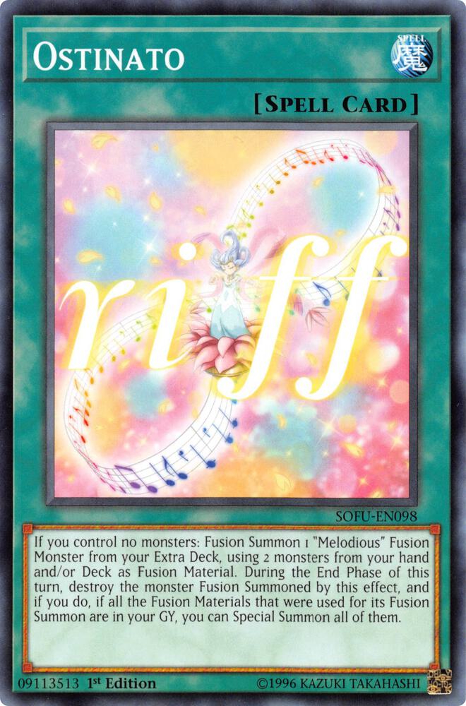 Ostinato SOFU-EN098 card from Soul Fusion