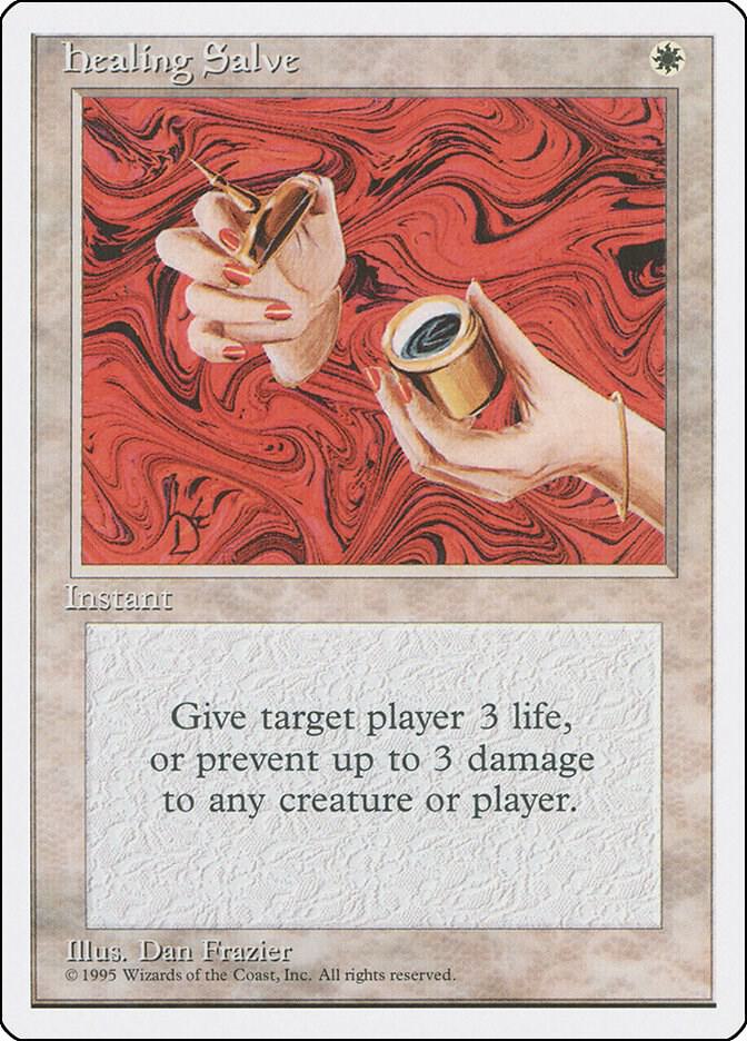 Healing Salve card from Fourth Edition