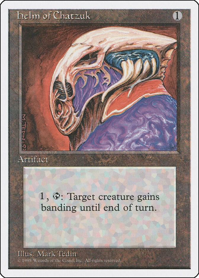 Helm of Chatzuk card from Fourth Edition