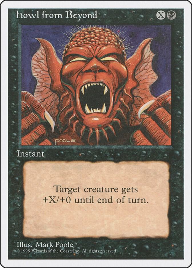 Howl from Beyond card from Fourth Edition