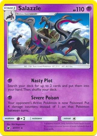 Salazzle - 47/111 (SM Crimson Invasion) 047/111 card from Deck Exclusives