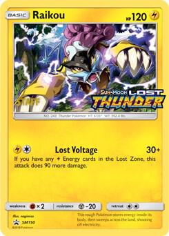 Raikou (Prerelease) (Staff) SM150 card from SM Promos