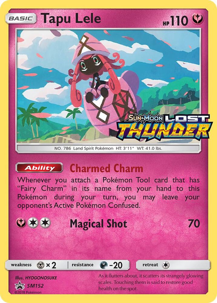 Tapu Lele (Prerelease) SM152 card from SM Promos
