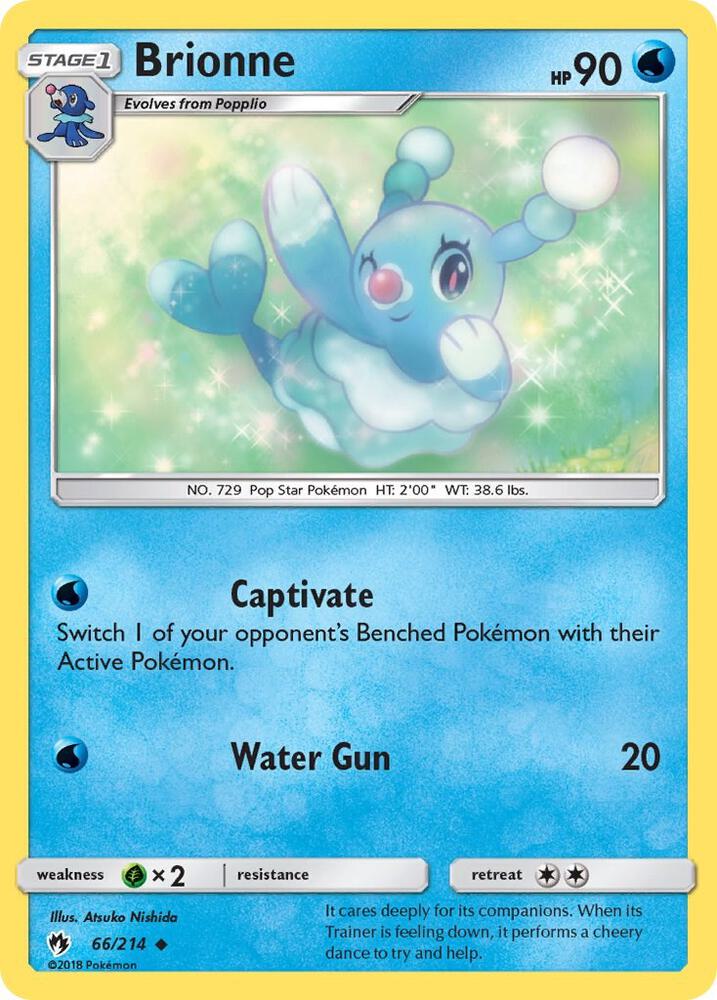 Brionne 66/214 card from SM - Lost Thunder