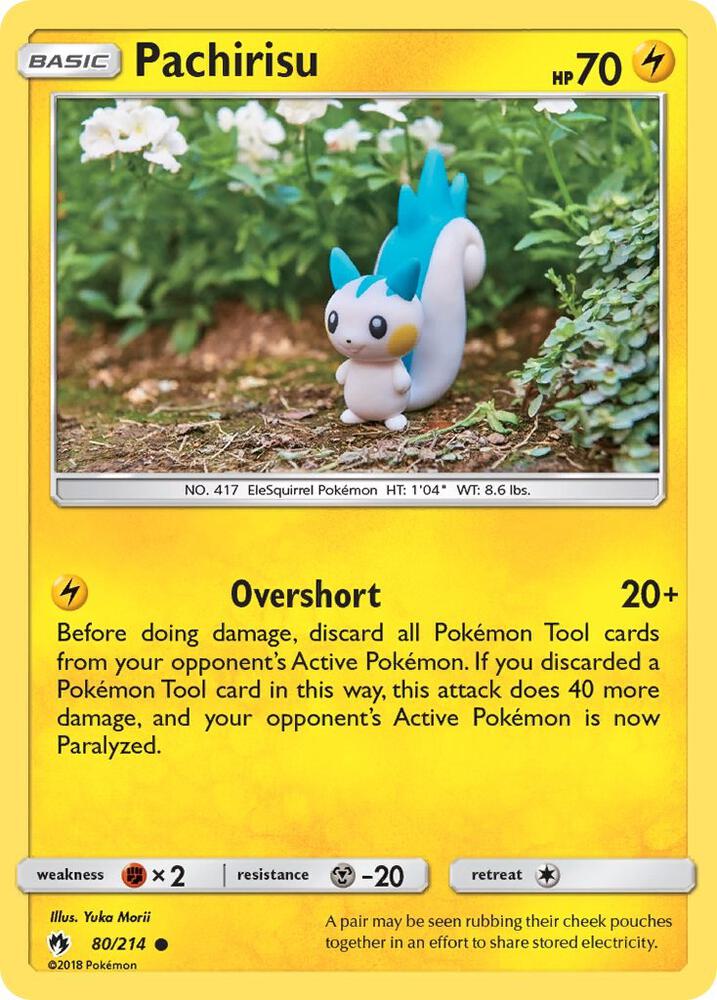 Pachirisu 80/214 card from SM - Lost Thunder