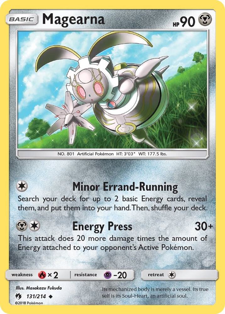Magearna 131/214 card from SM - Lost Thunder