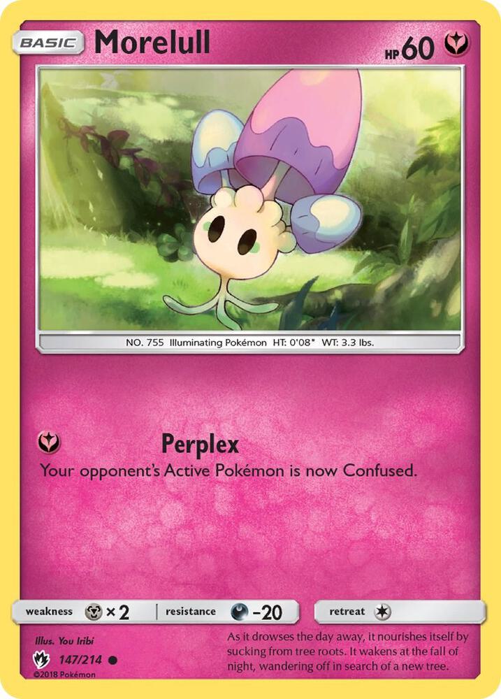 Morelull 147/214 card from SM - Lost Thunder